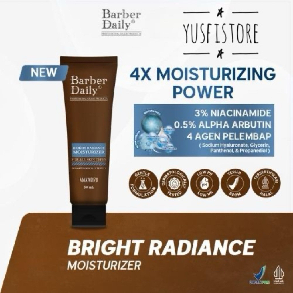 Makarizo Barber Daily Moisturizer 30 ml