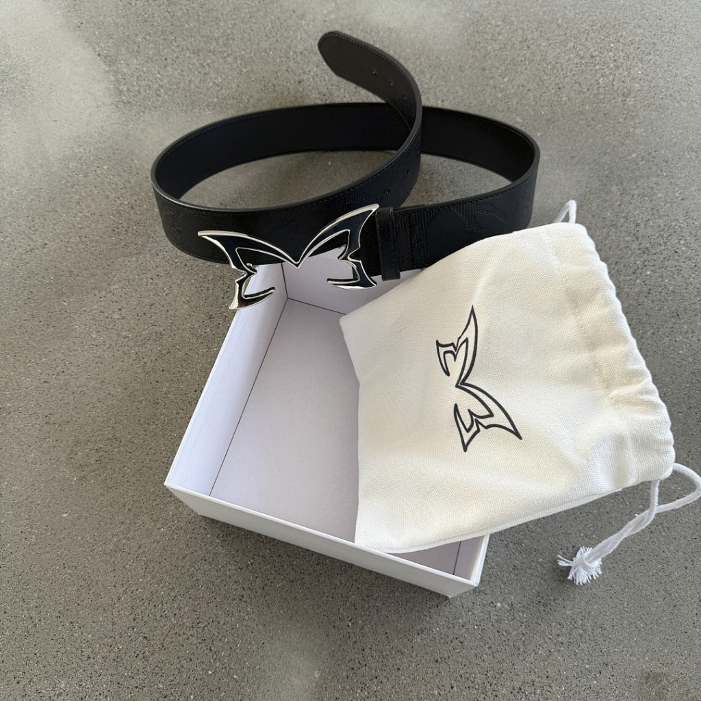 MERTRA butterfly logo belt