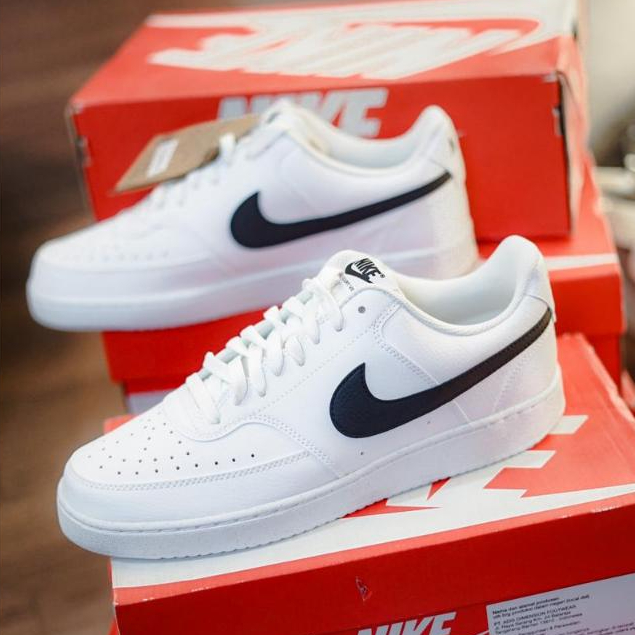 NIKE AIR FORCE ONE WHITE BLACK ORIGINAL