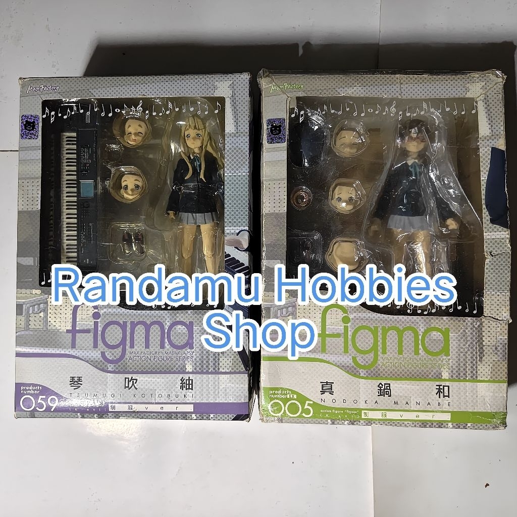 Set 2 Figma Kotobuki Tsumugi & Manabe Nodoka [Max Factory] - (TAG : GSC Good Smile Company Nendoroid
