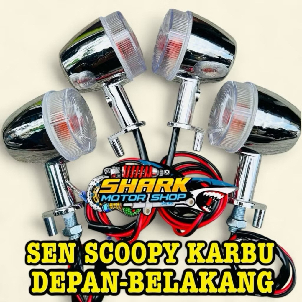 lampu sen SCOOPY karbu, DEPAN dan BELAKANG scoopy old depan thn 2010 s/d 2013 untuk scoopy karbu saj