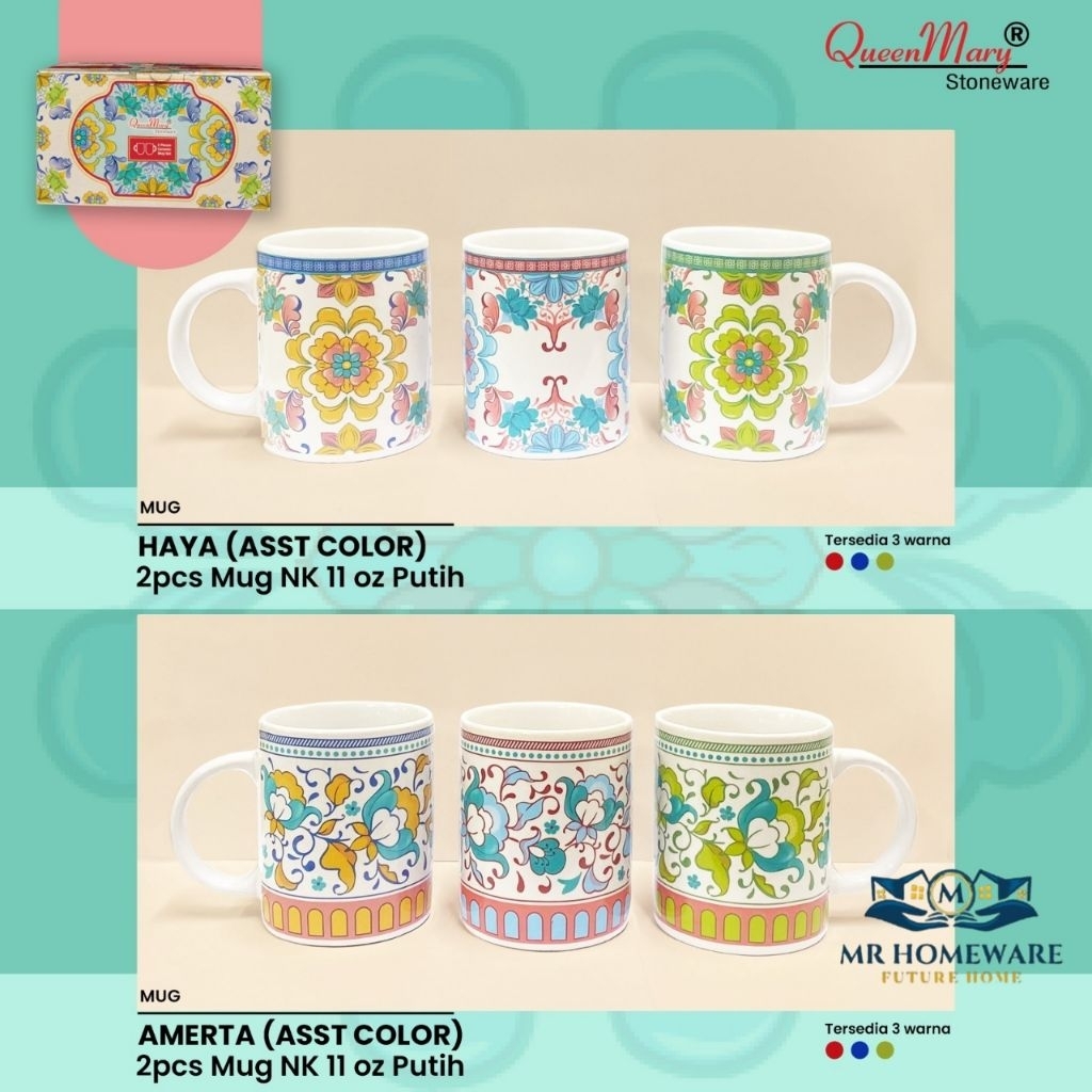 gelas keramik/ mug keramik 1 set 2 pcs