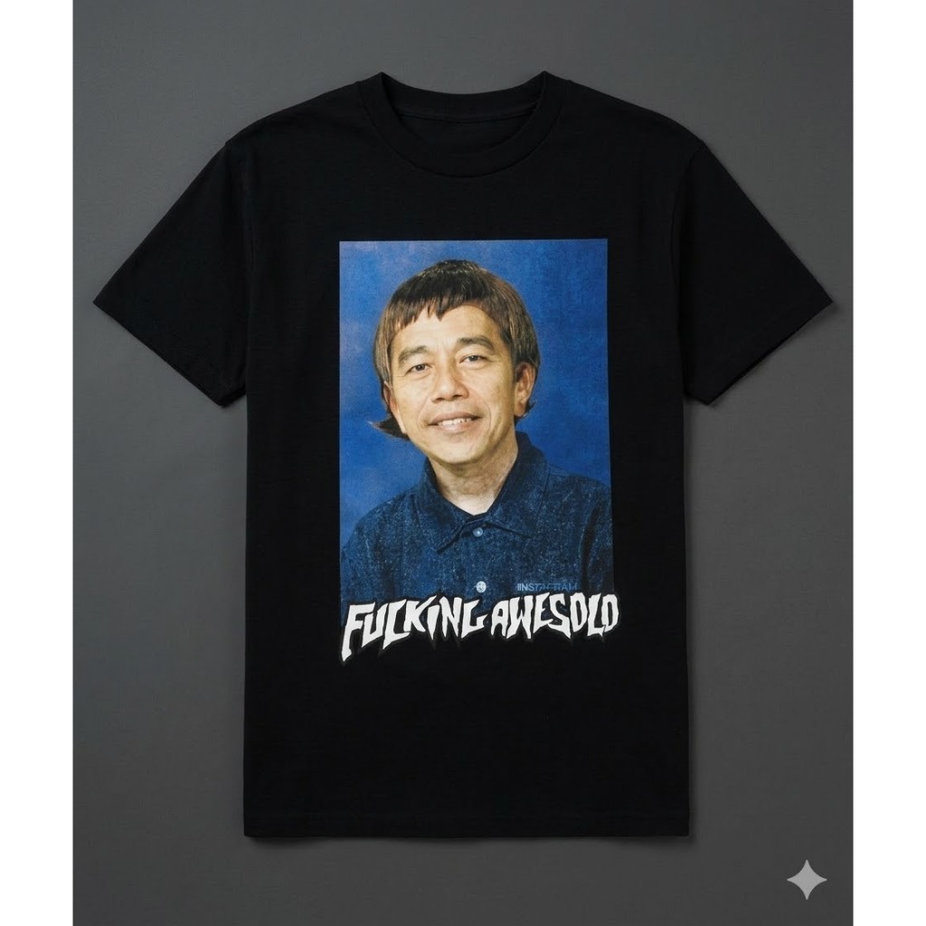 Fucking Awesome tshirt black parody