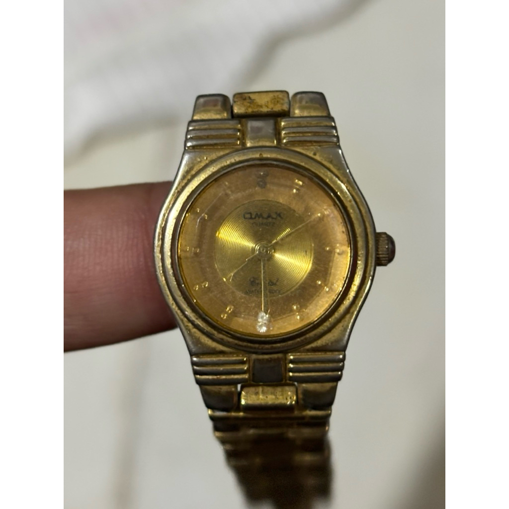 JAM TANGAN OMX GOLD QUARTZ