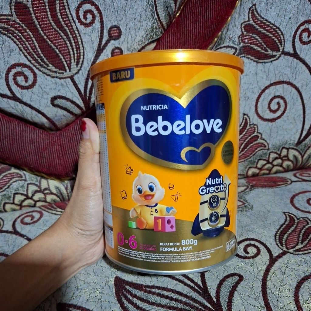 Bebelove tahap 1 untuk anak usia 0 - 6 bulan 800gr(kaleng penyok)