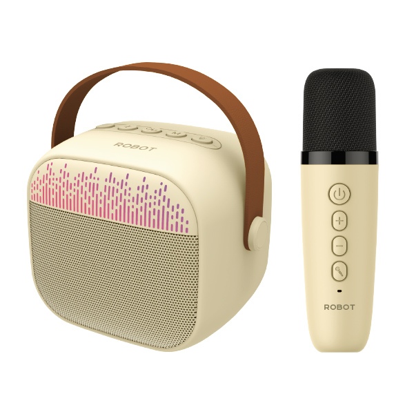 ROBOT RB50 beige bluetooth speaker + microphone