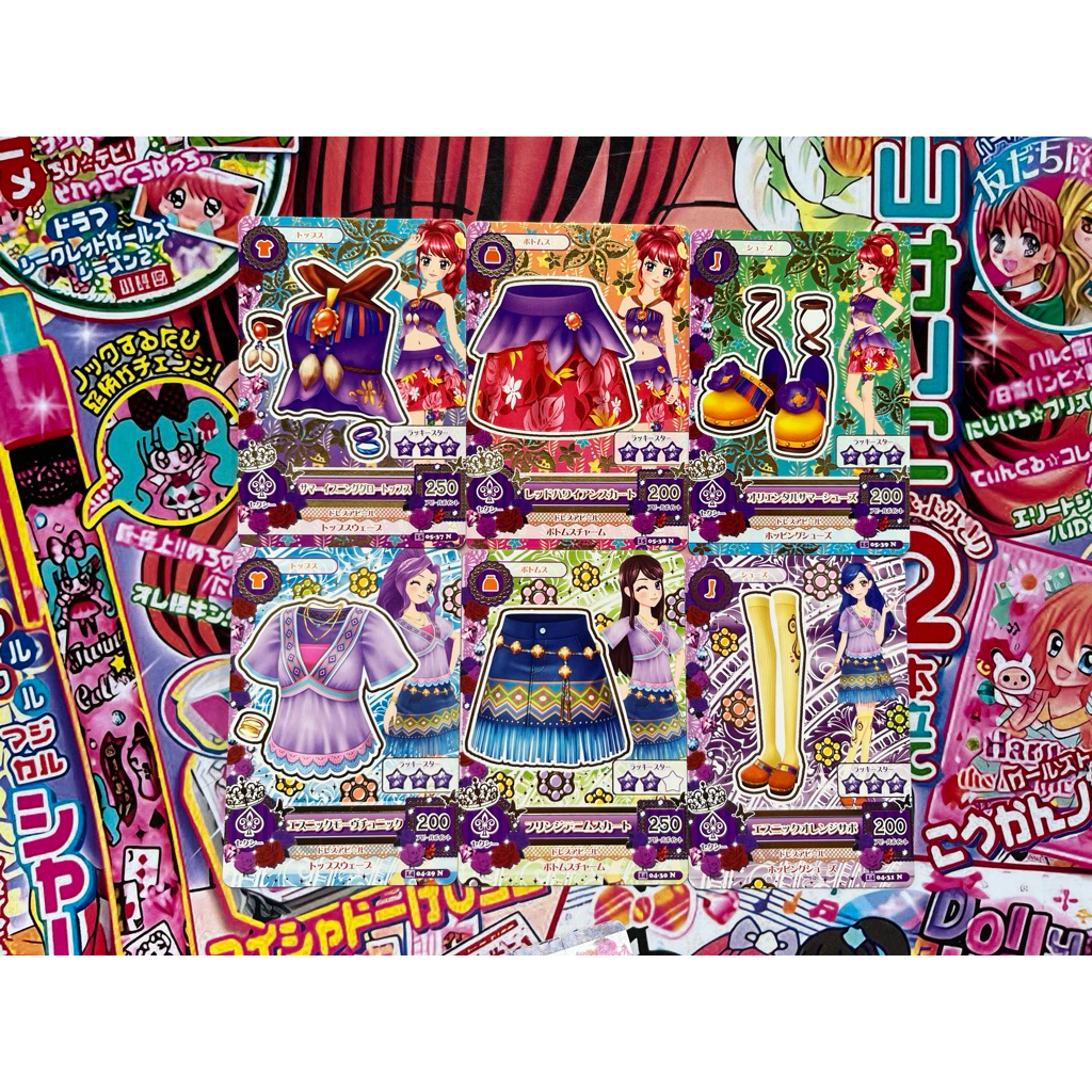 Kartu Aikatsu Normal Card Set Jepang Mizuki Kanzaki Juri Kurebayashi Ran Shibuki Card Set Fullset Ja