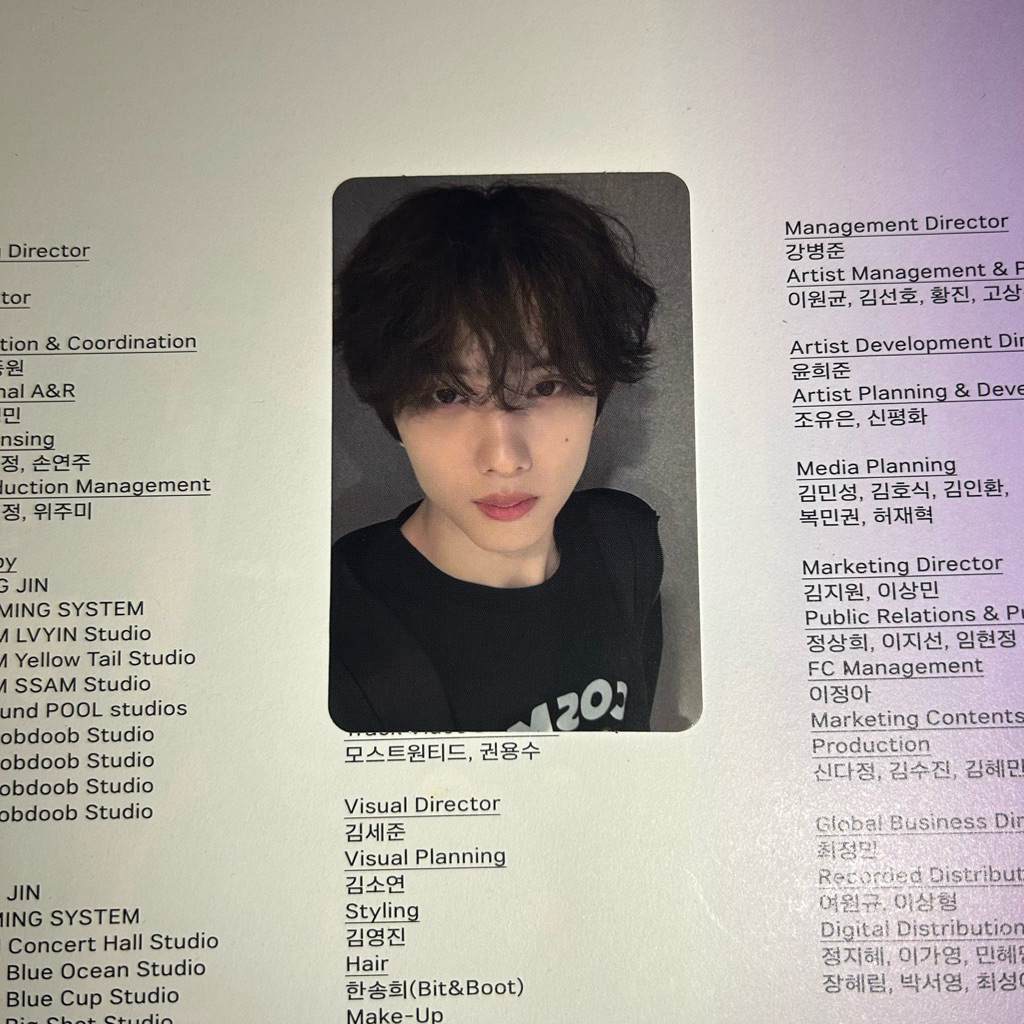 PC PHOTOCARD OFFICIAL NCT DREAM JISUNG BTTF GO BACK TO THE FUTURE FROMMSTORE FROMM FANSIGN VIDEO CAL