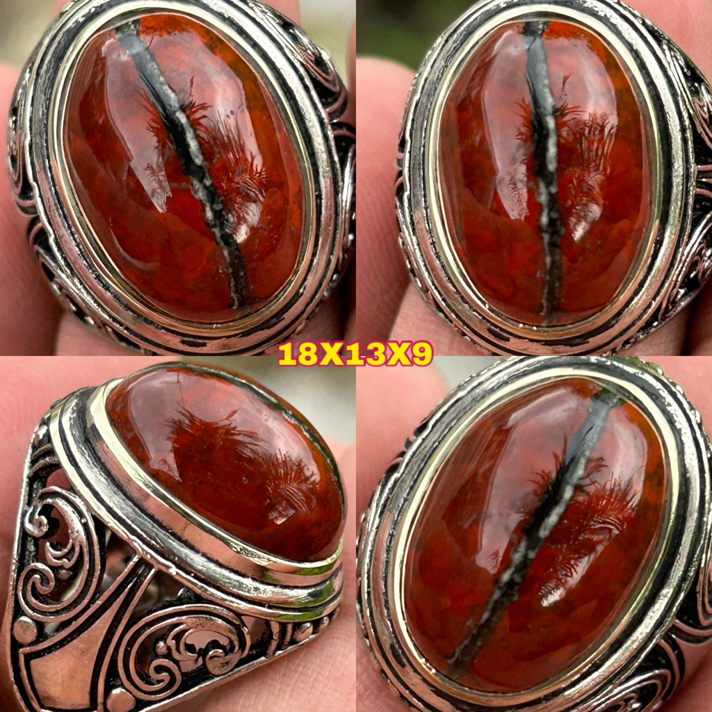 NATURAL CINCIN BATU AKIK JASPER ATI AYAM KENDIT