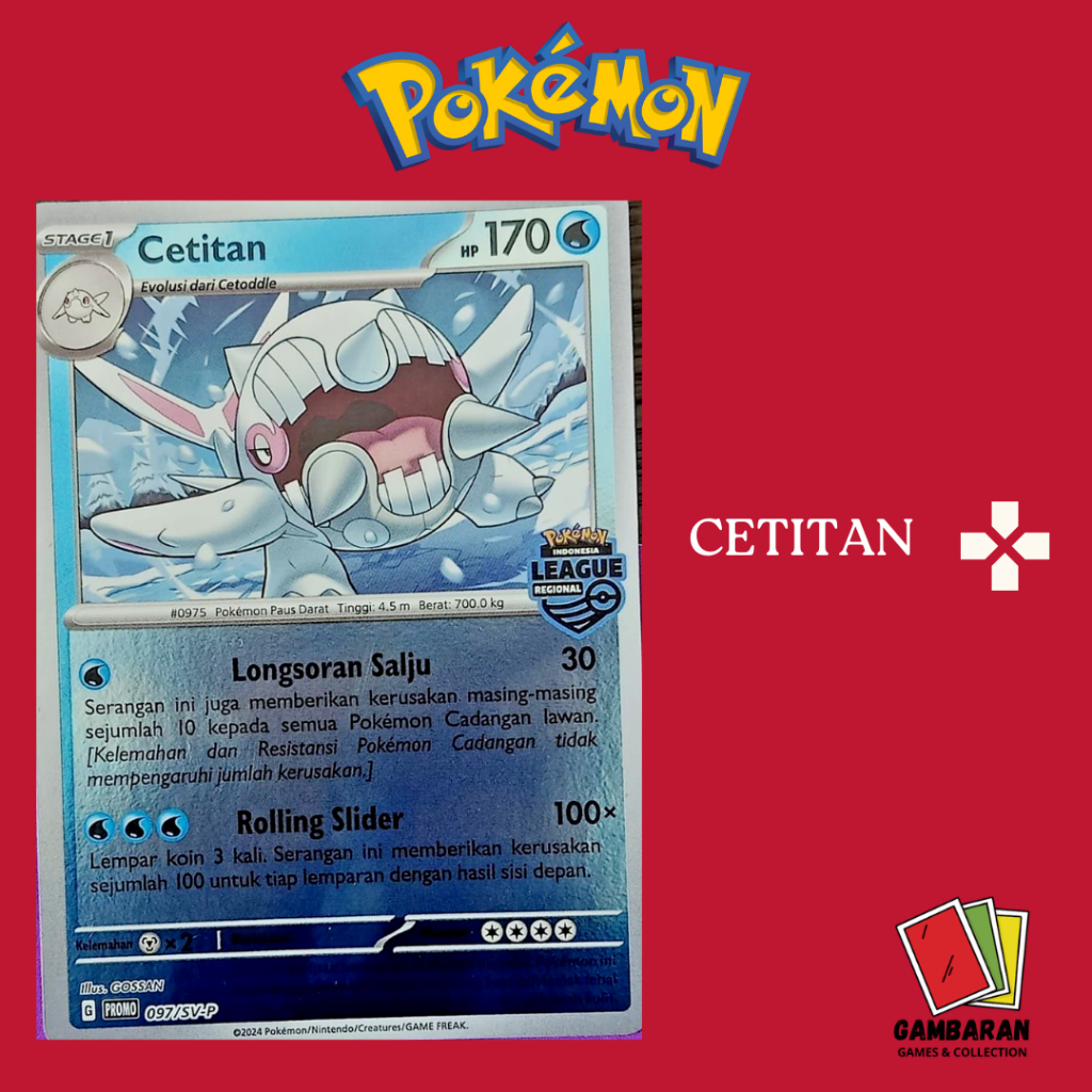 Cetitan Promo League Regional 097/SV-P Kartu Pokemon Indonesia TCG