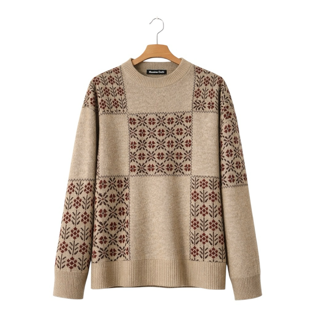 (Woman) Sweater Crewneck Wool Massimo Dutti