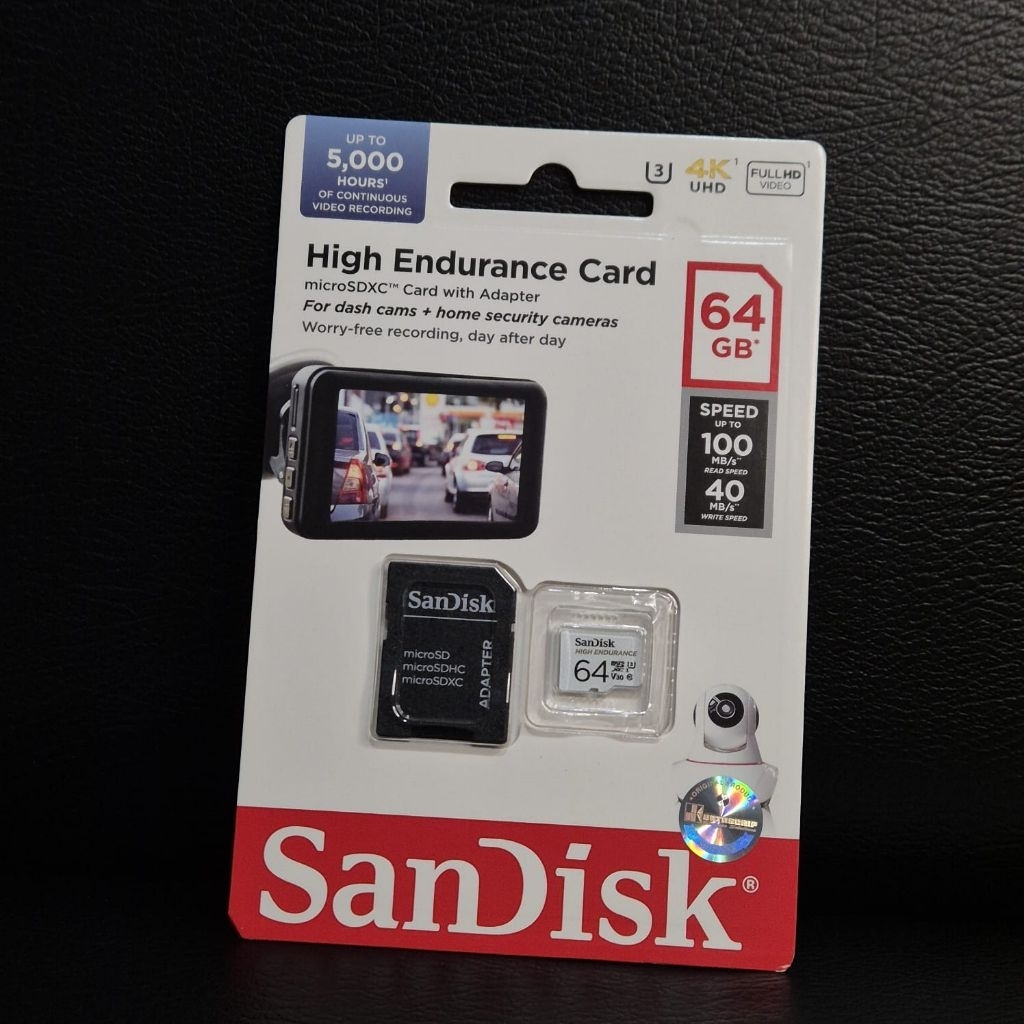 SANDISK microSDHC / microSDXC High Endurance 64GB  Original