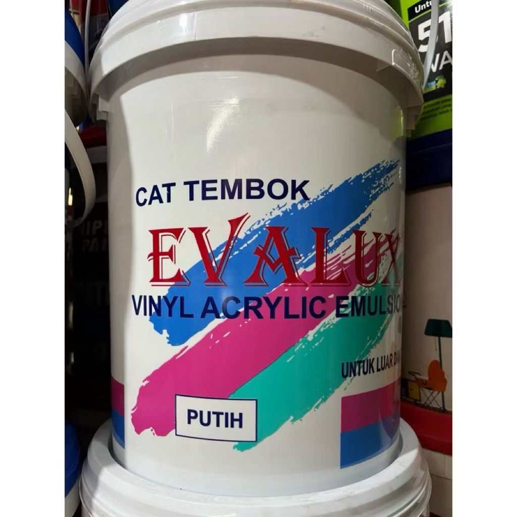 Cat Tembok EVALUX 5 KG / Warna PUTIH