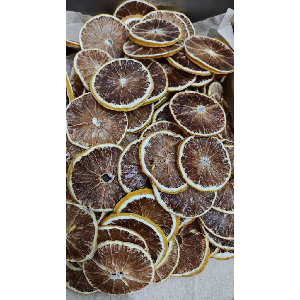 Saelaris_ Lemon Kering 50Gr 100Gr Dried Fruit Buah Lemon Slice Jeruk Lemon Kering