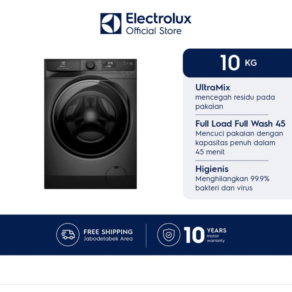 MESIN CUCI ELECTROLUX 10KG FRONT LOADING EWF1023P5SC 10 KG MESINCUCI ELECTROLUX FRONT LOADING MESIN 