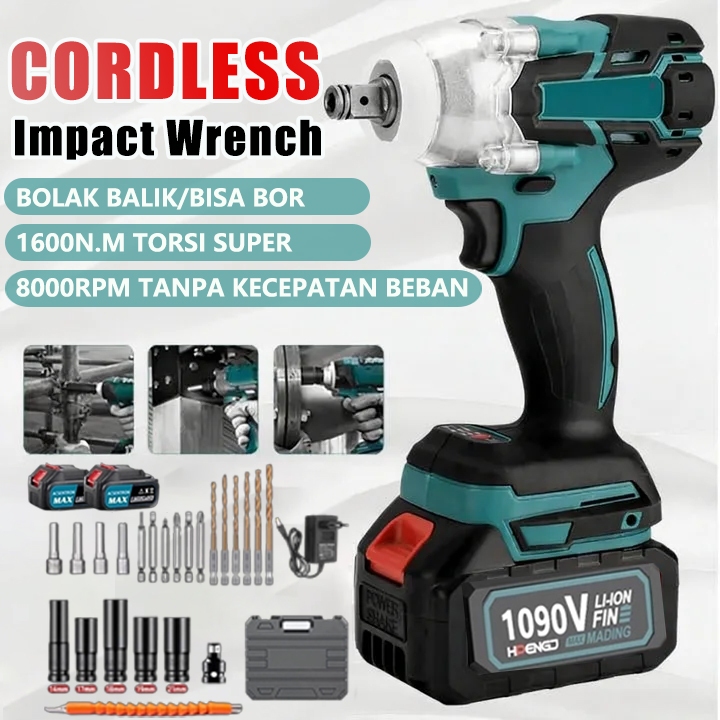 NEW Impact Wrench 1090V/588V Cordless Impact Wrench Impact Wrench Brushless Cordless Electric