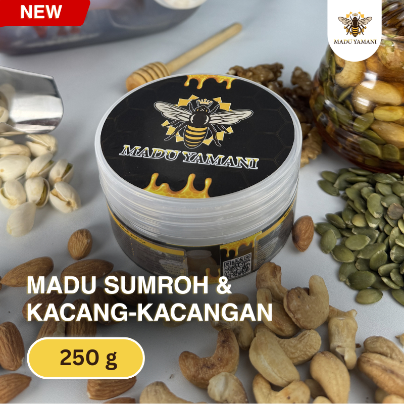 Madu Yamani Sumroh Dengan Mix 5 Jenis Kacang-Kacangan