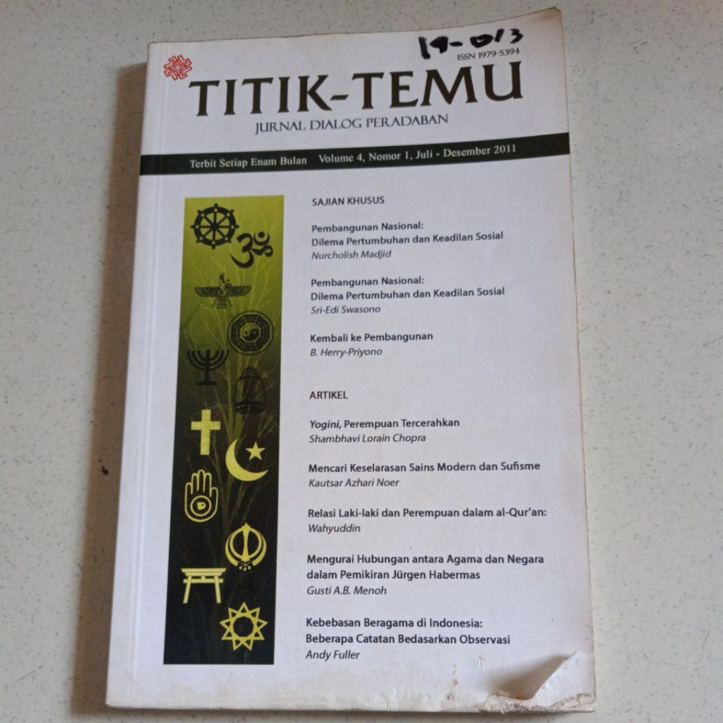 buku TITIK - TEMU JURNAL DIALOG PERADABAN VOL 4