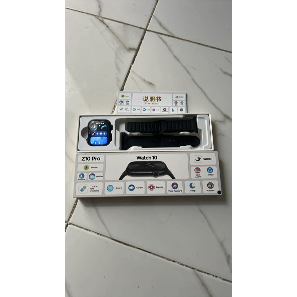 New Smartwatch Z10 Pro Amoled AOD Wireless charger