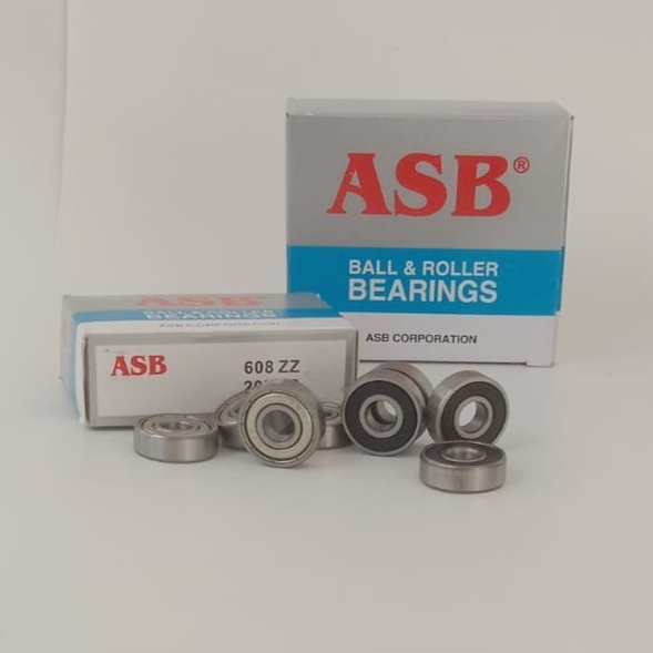 Bearing / Laher ASB 608 2RS / ZZ - ( Kipas angin, As roda sepeda, Sepatu roda, Gerinda)