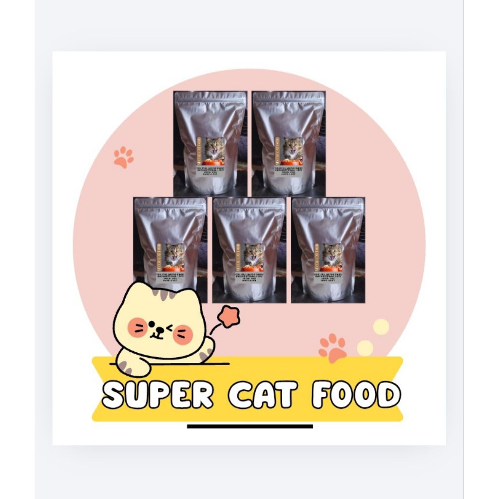 PROMO 5KG DRYFOOD CAT FATTER CAT FOOD CATFOOD DRY FOOD SUPER PREMIUM PROMO 1KG MAKANAN PENGGEMUK KUC
