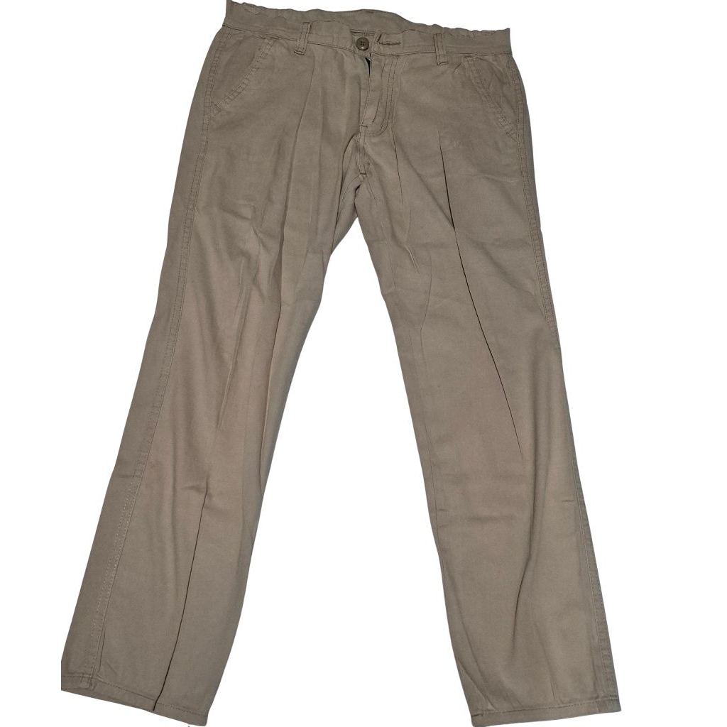 Celana Chino Pria Cream Khaki Second Preloved Size 30 - Slim Fit
