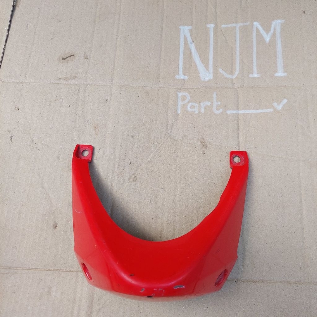 Spoiler Dek Lumpur Tutup Mesin Sambungan Sayap Bawah Honda Supra X 125 Lama Asli Original