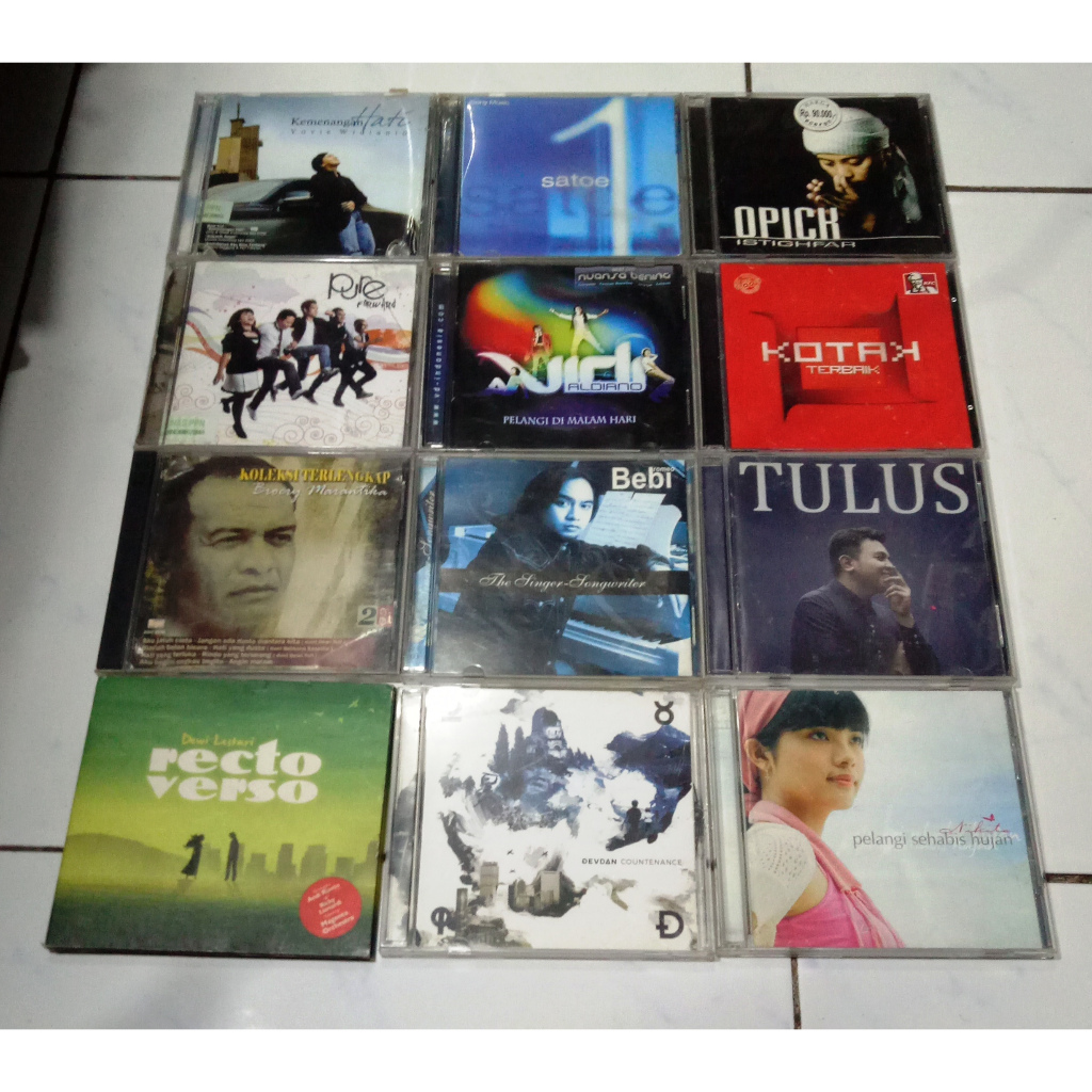 COVER CD PENYANYI INDONESIA - PAKET 23 CD COVER
