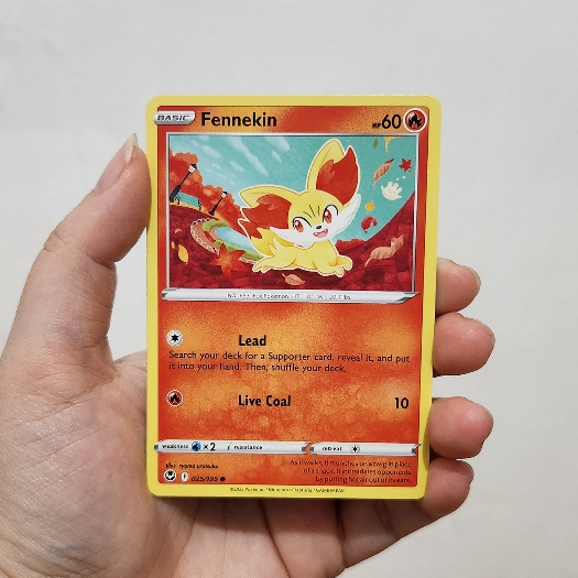 Kartu Pokemon TCG English - Fennekin Braixen Delphox