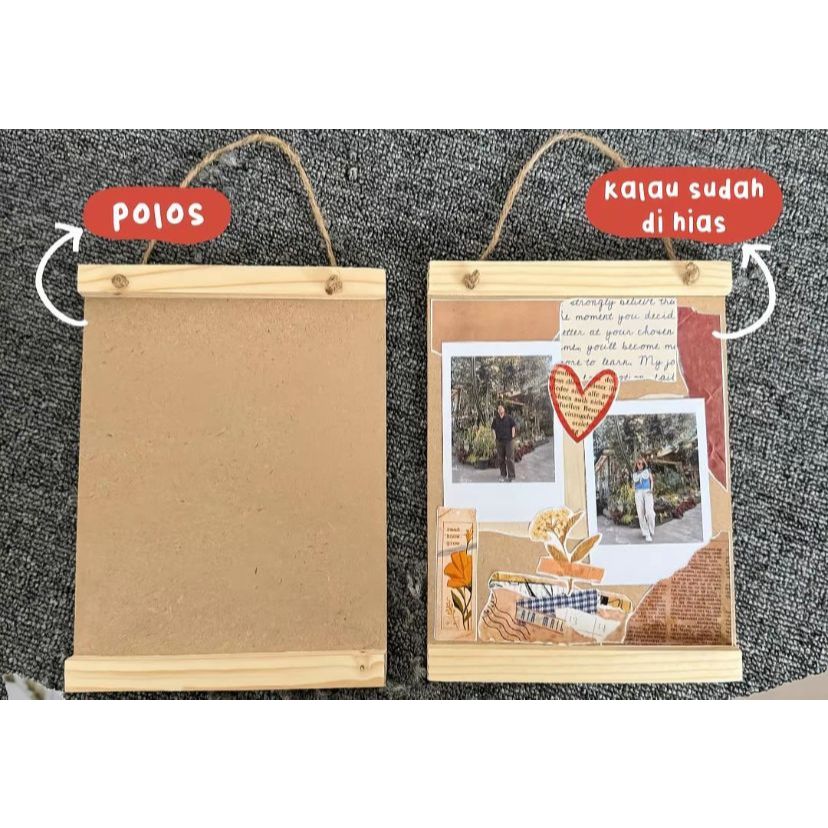 Cetak Bingkai Foto Pigura Kayu 15x20 Dengan Lampu Cetak Foto Pigora Kado Custom / Kado Aesthetic