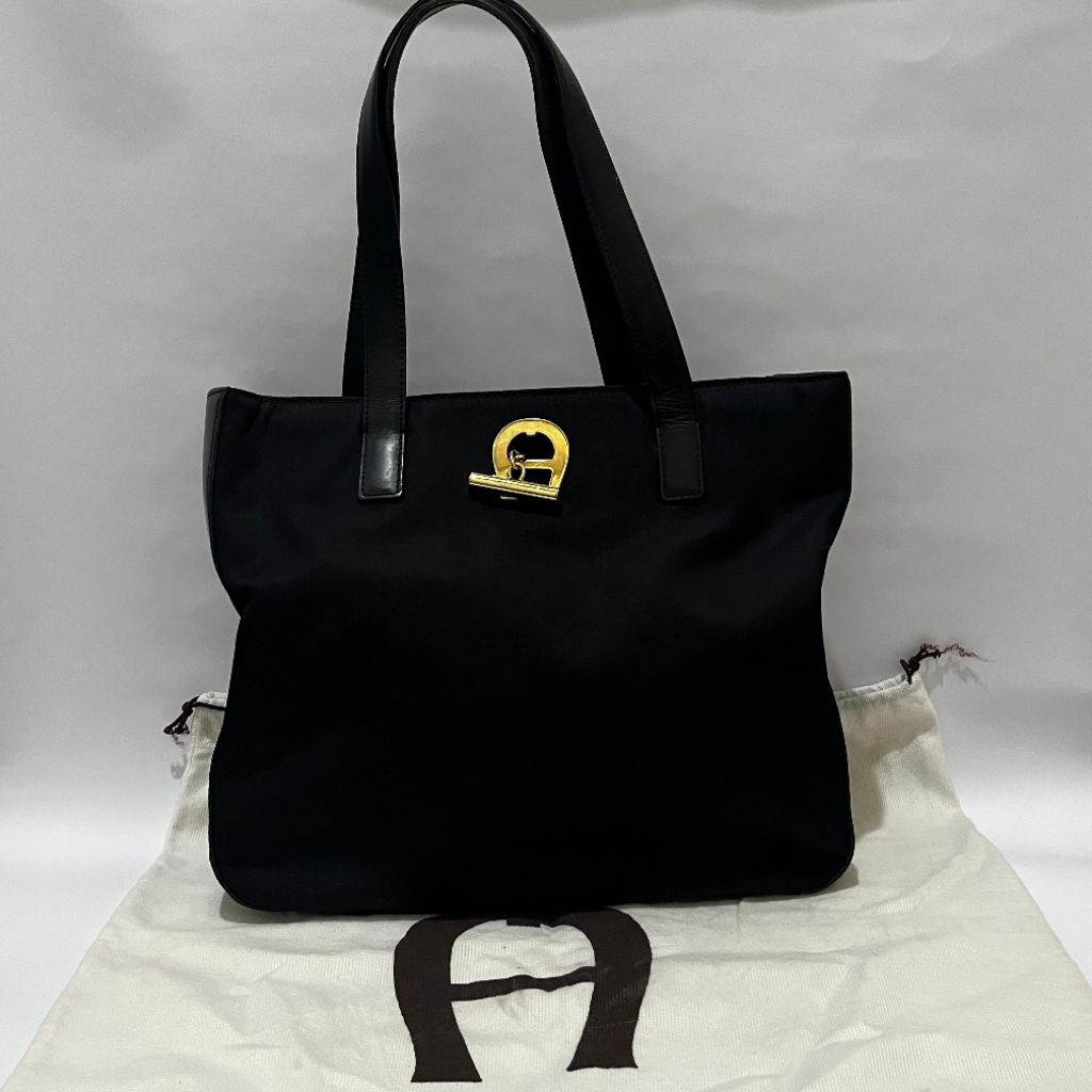 tas branded preloved aigner* authentic