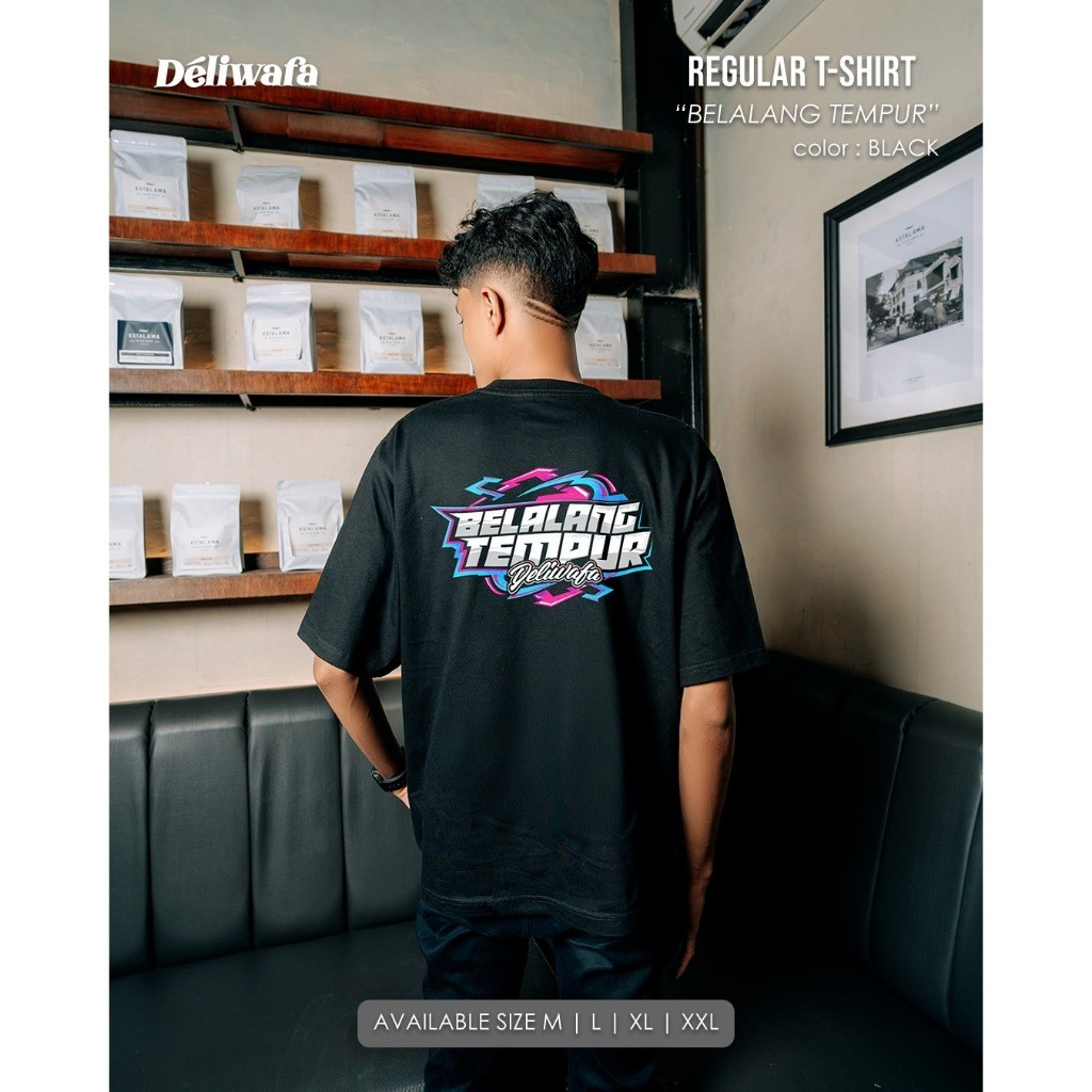 Deliwafa Belalang Tempur T-Shirt Pria 100% Cotton