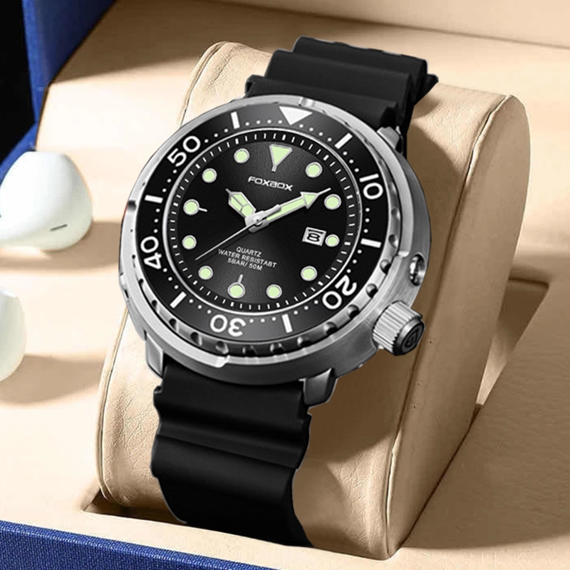 LIGE jam tangan pria fashion original anti air tampilan tanggal jam tangan
