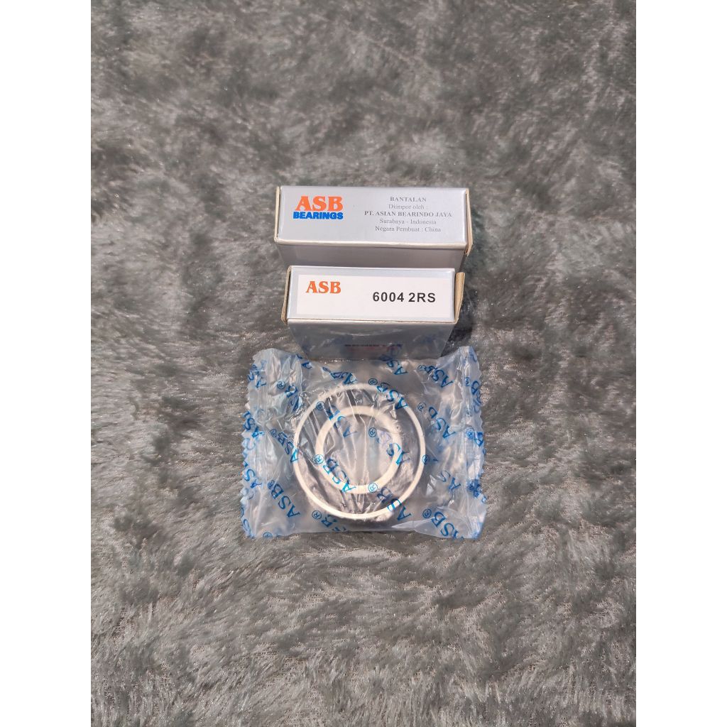 ASB BEARING 6004RS / 6004ZZ / BEARINGS / KLAHAR 6004