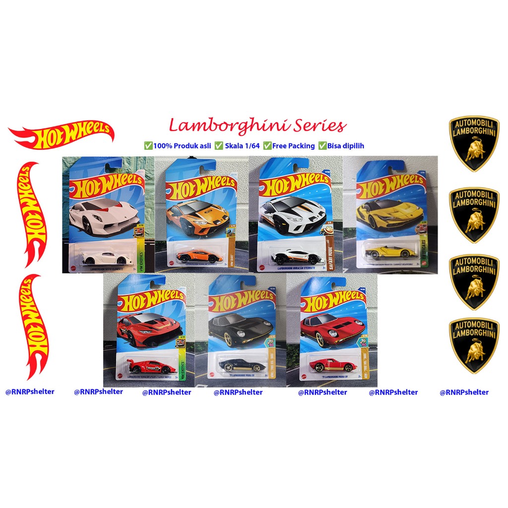[Bisa dipilih] Hotwheels Hot Wheels Regular Card Mattel Super Car Series | Diecast Toys Car | Mainan
