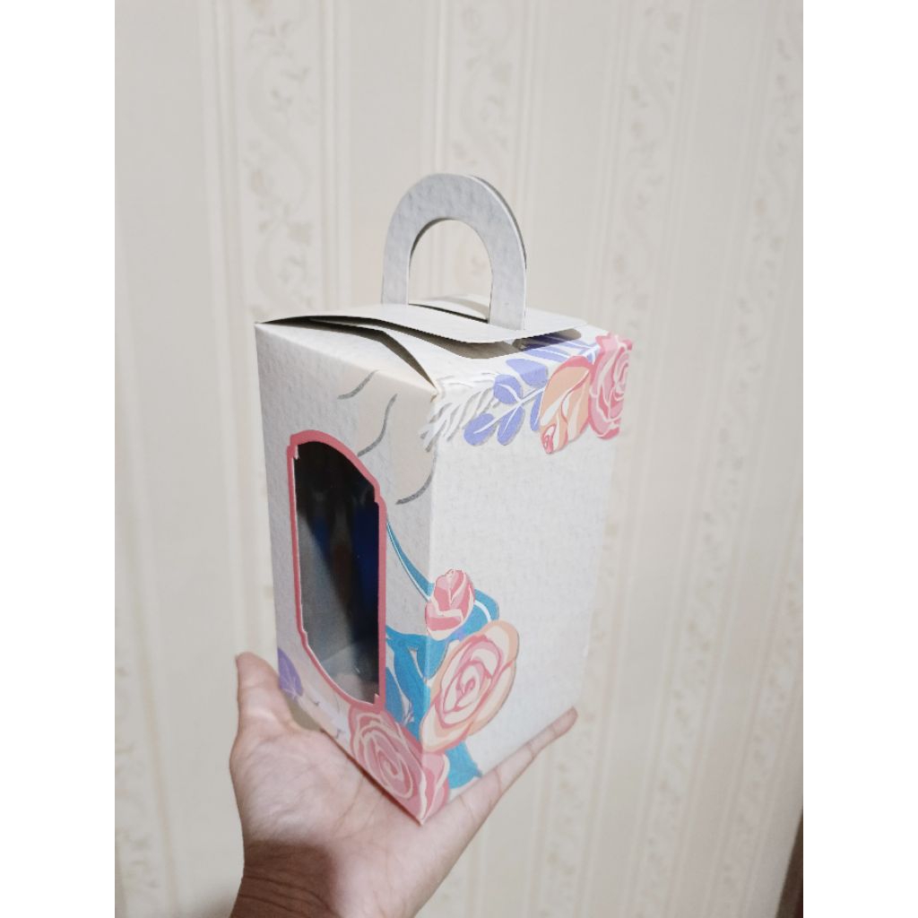 (15pcs) box kotak souvenir gelas aesthetic jar jumbo tenteng