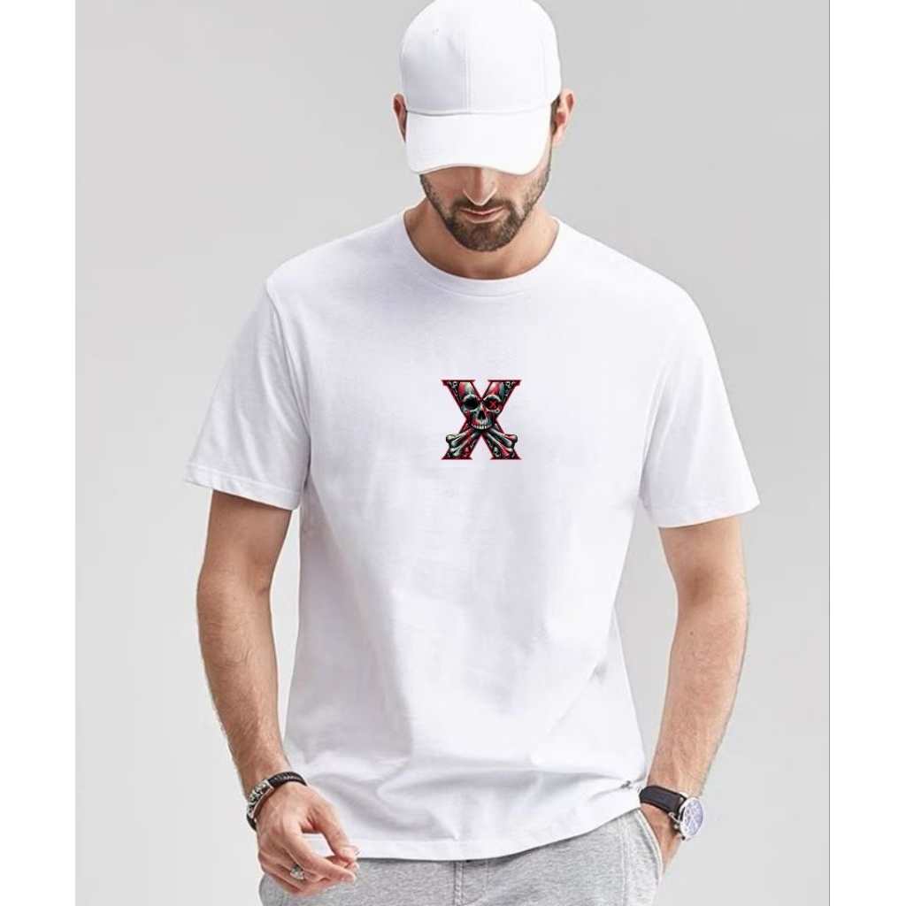 baju kaos pria x casual t-shirt kaos kaos pria wanita baju kaos lodo sedang Tenga x