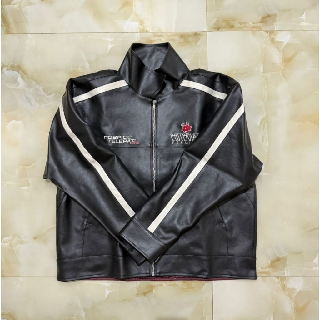 Jaket Leather Second Pospic x Telepati