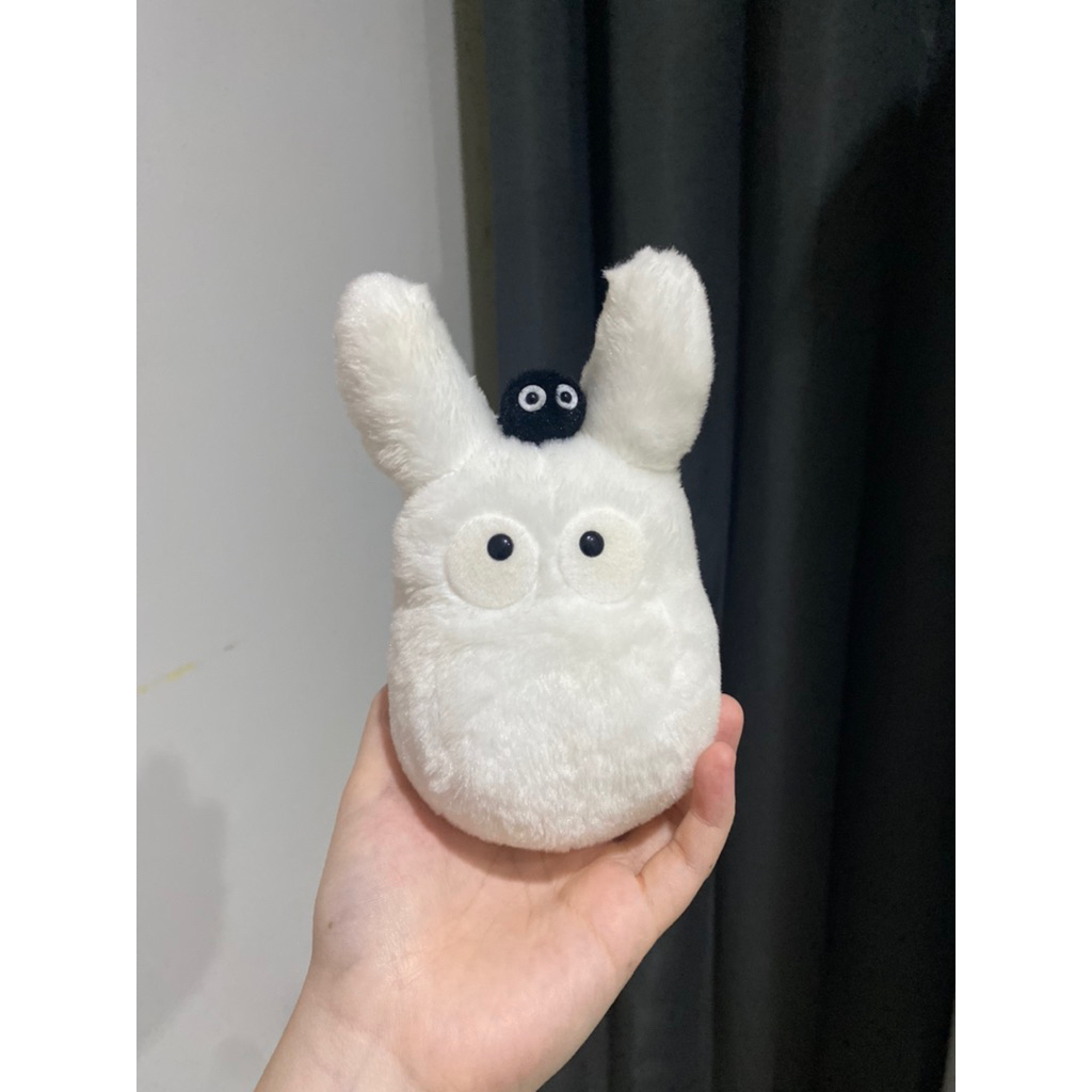 boneka totoro putih studio ghibli sun arrow original preloved boneka lucu