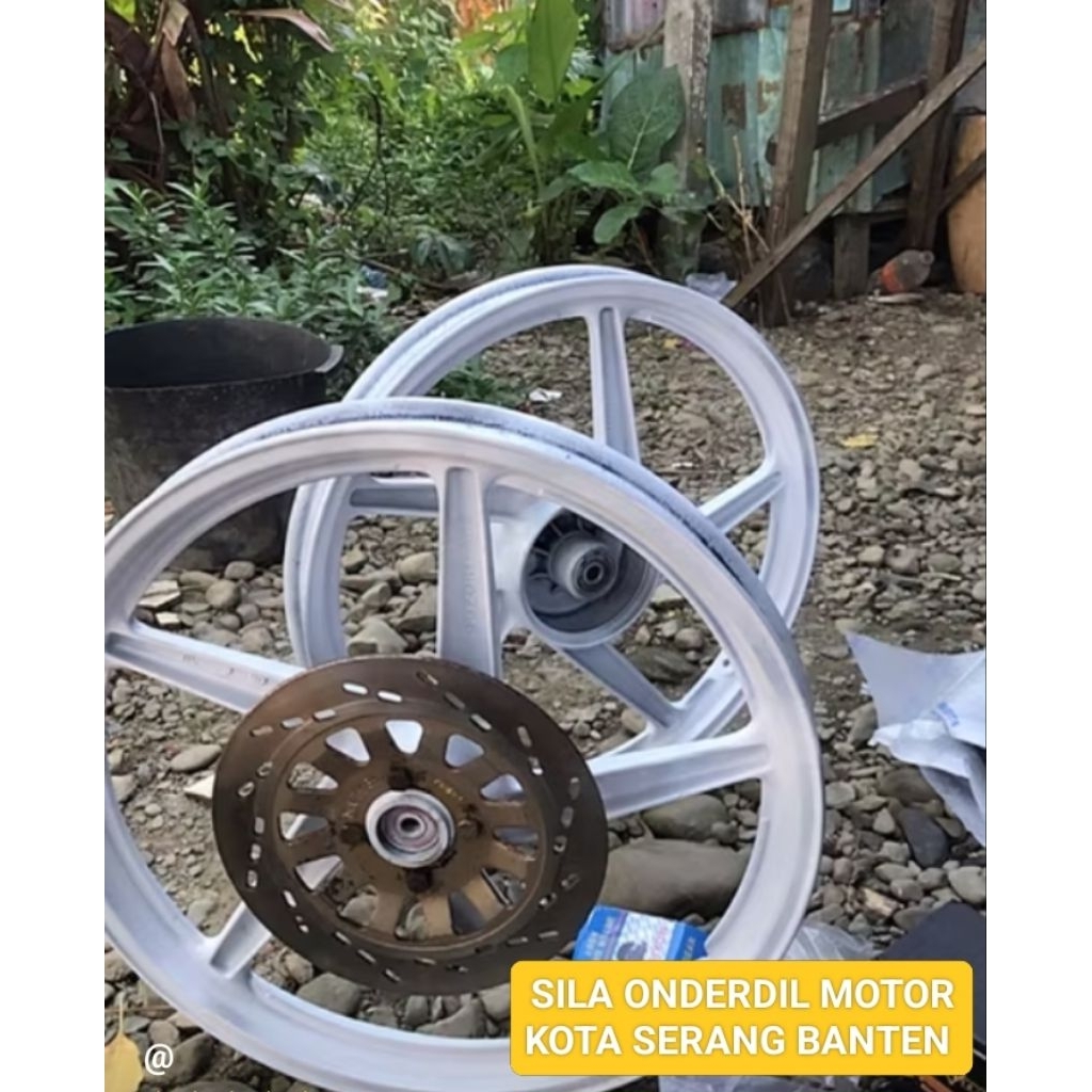 velg racing smash new atau shogun atau smash 110 atau tornado original 1set depan belakang