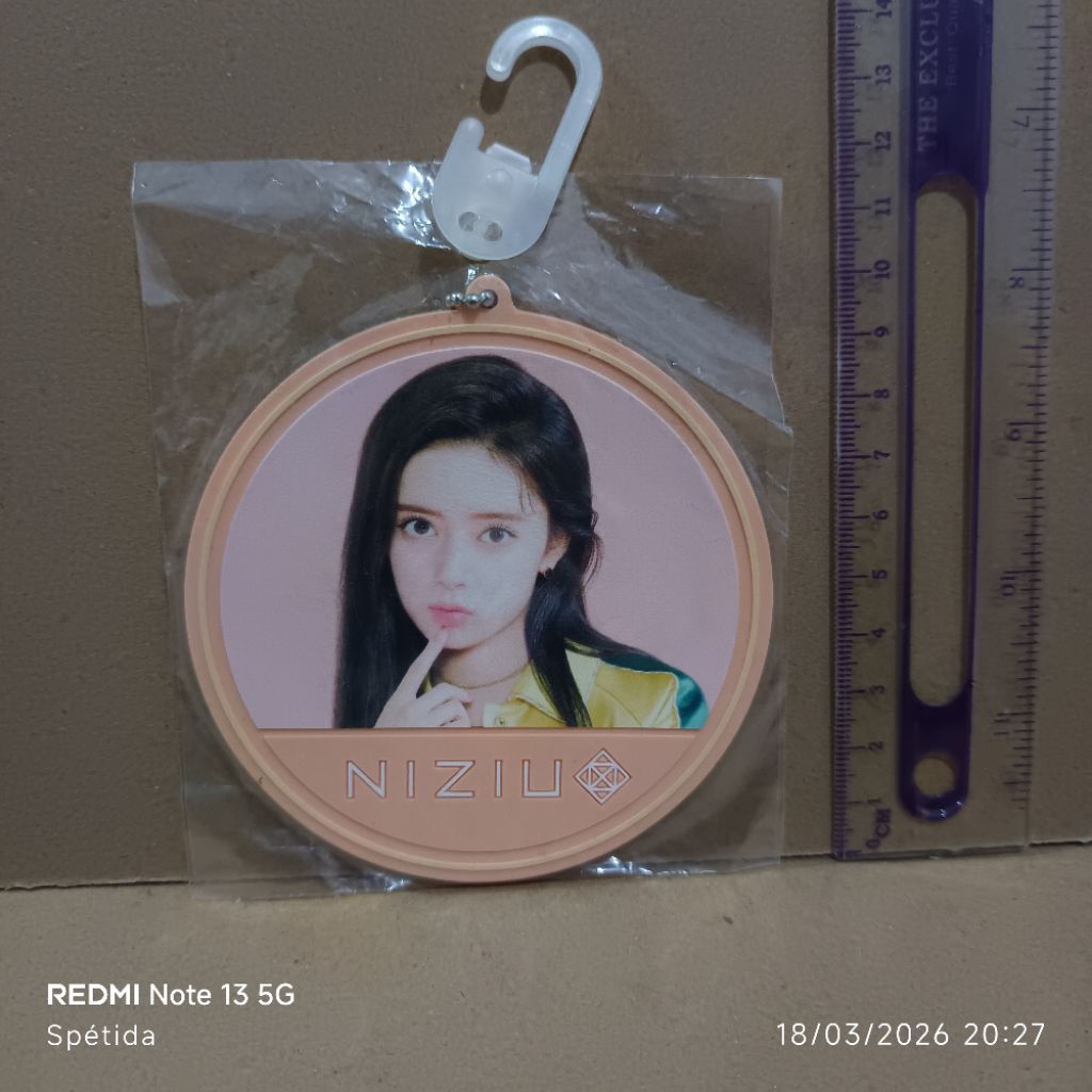 NiziU Rima Ichiban Kuji visual rubber keychain