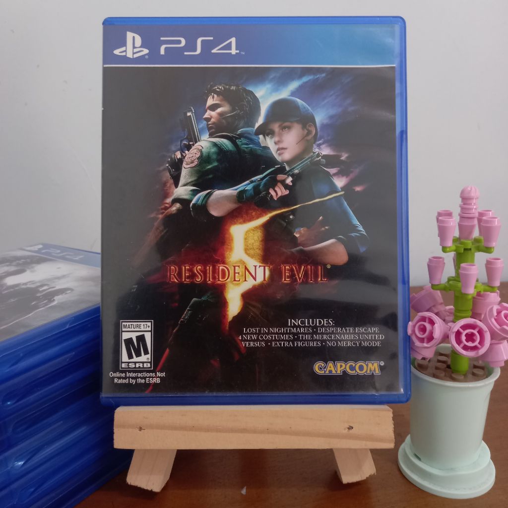 Ready BD Kaset PS4 Resident Evil 5 - Second/Bekas