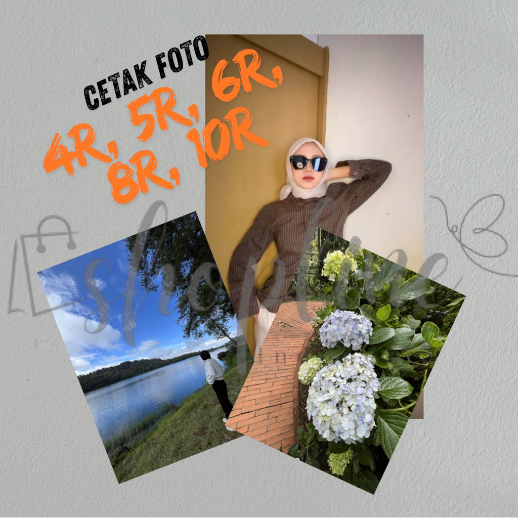 Cetak Foto Murah 4R 5R 6R 8R Foto Glossy Paper