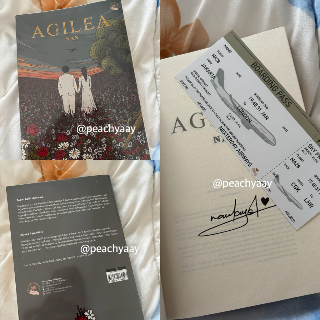 wts preloved novel agilea 100% original