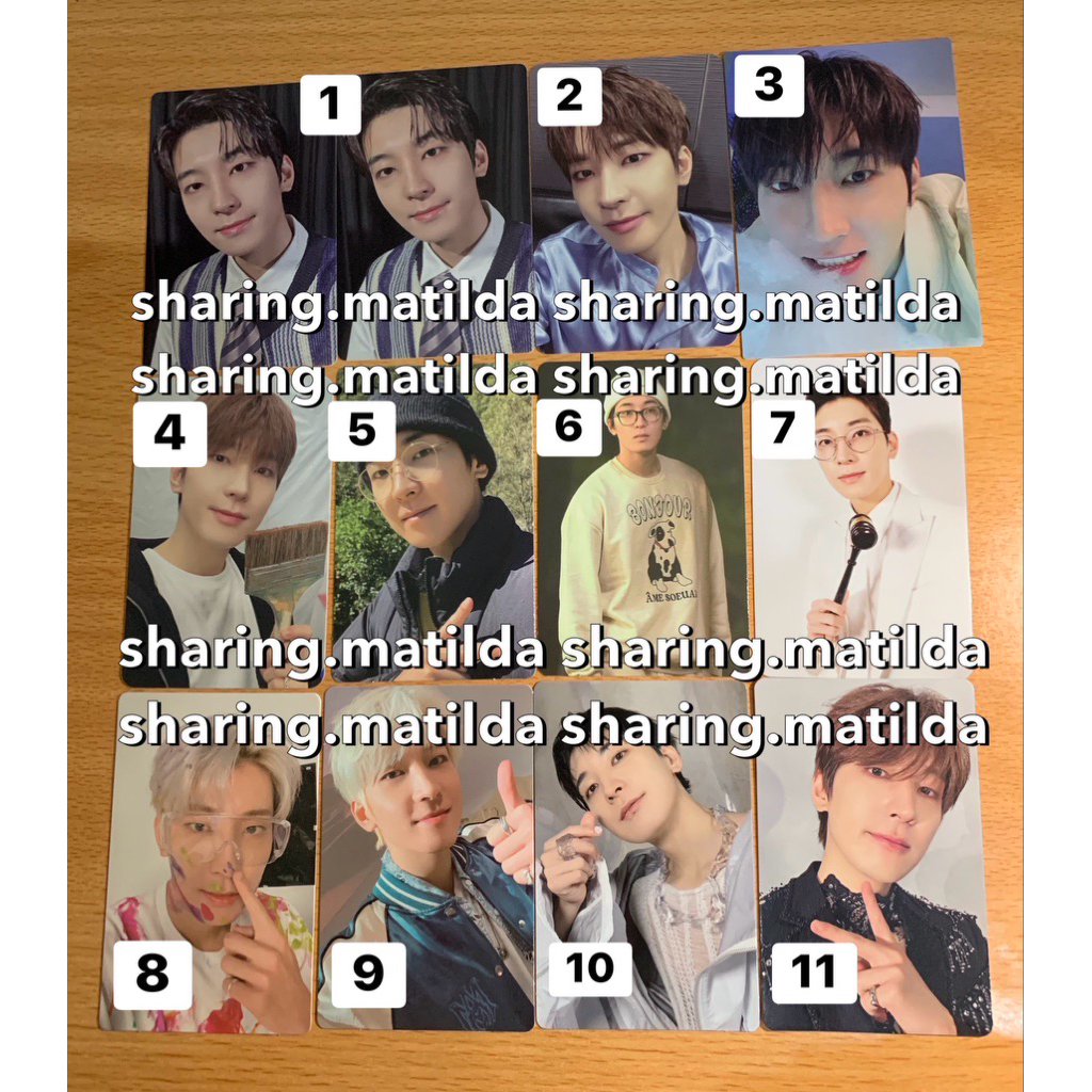 Photocard PC Wonwoo Seventeen Official