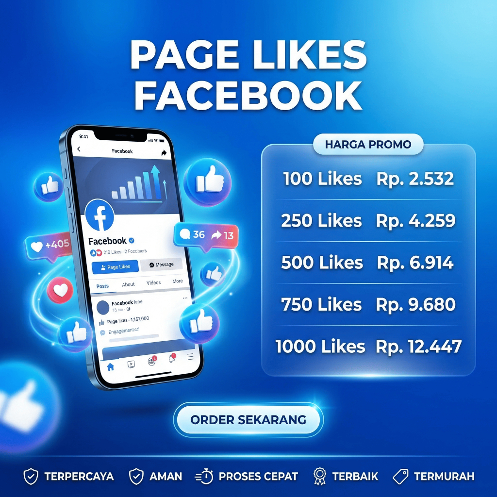 Likes Halaman Facebook | Jasa Tambah Likes Halaman Facebook - SosBoost ID