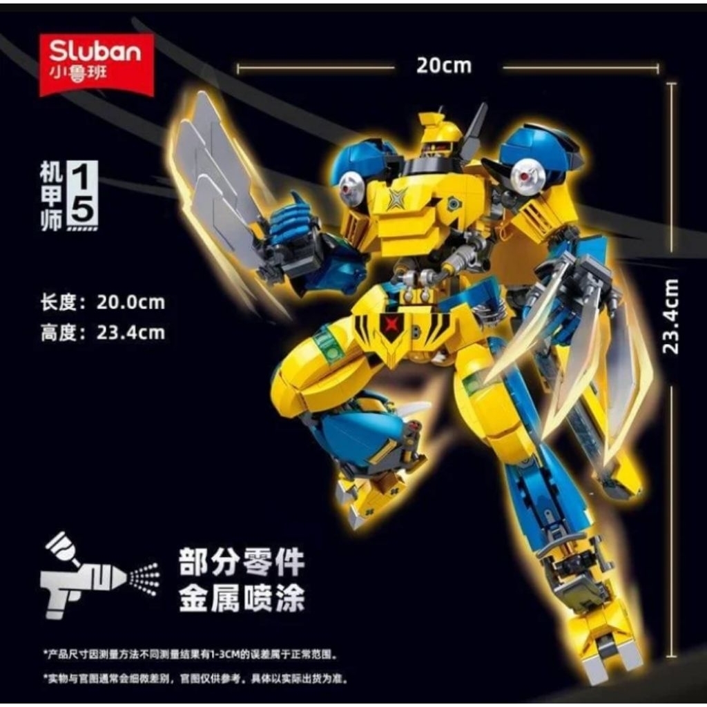 Sluban Bricks Robot Deadpool & Wolvrine