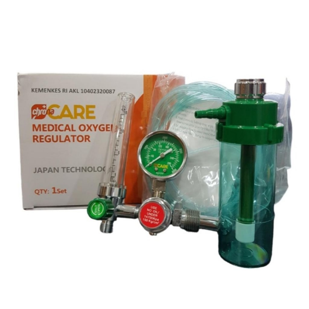 Regulator oksigen medis / regulator oksigen tabung / regulator oksigen