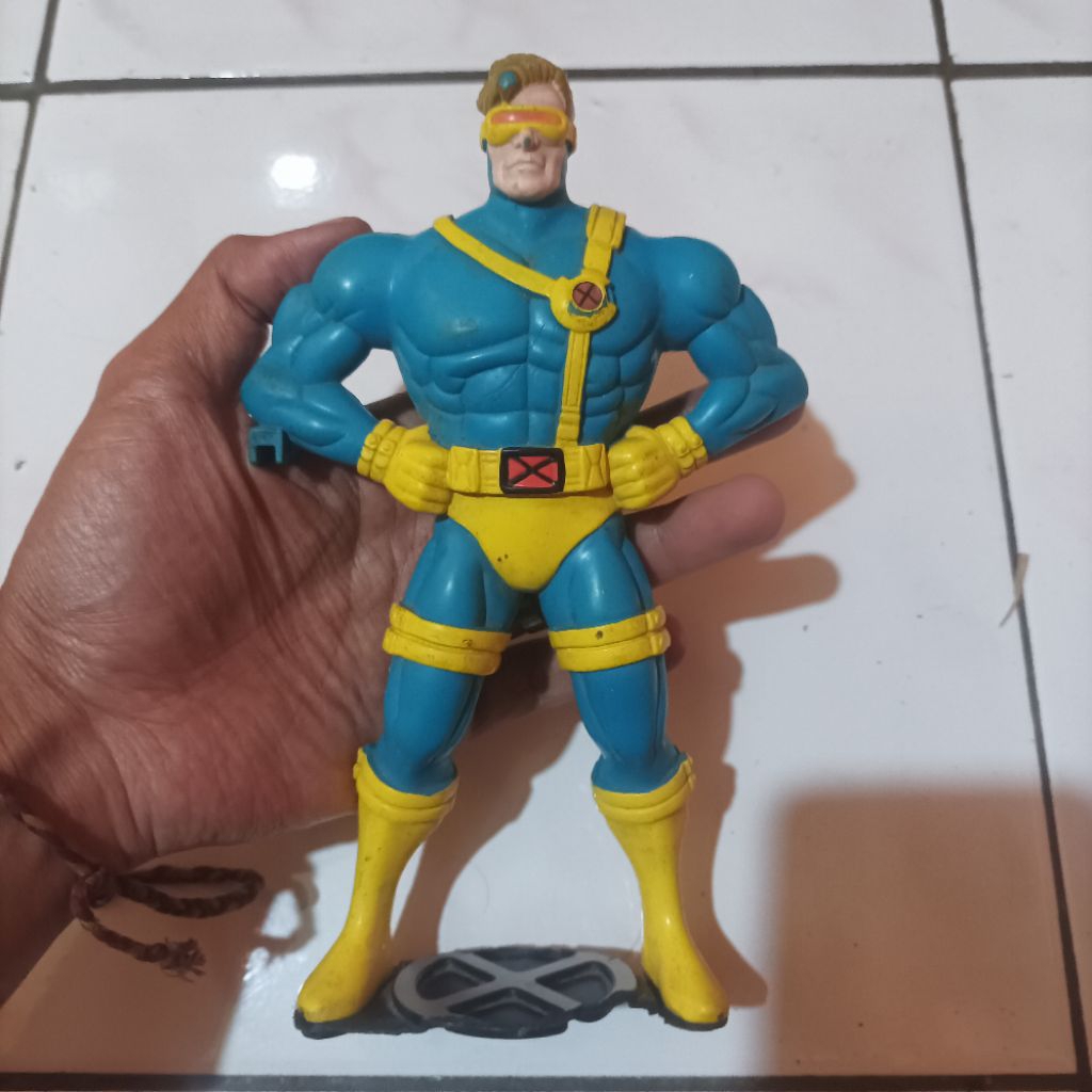 Vintage Original X-Men Cyclops Statue Mainan Action Figure