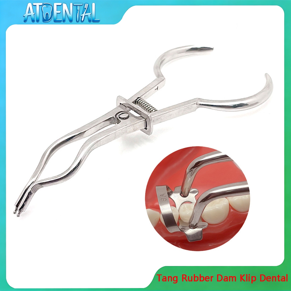 Tang Rubberdam Dental Rubber Dam Forcep Plier Penjepit Ring Matrix/Tang Pemisah Klip Gigi /Tang Penj